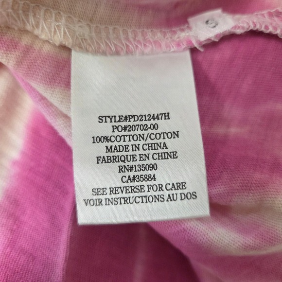 Z Supply Tie Dye T-Shirt Dress Orange Pink Cotton Womens Small NWT - Picture 6 of 6